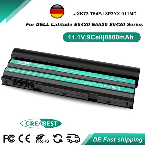 8800mah m5y0x t54fj 8858x akku - 8858x,
